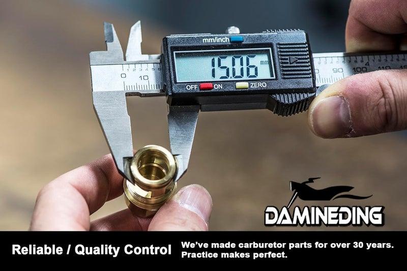 DAMINEDING Mini Petcock Fuel valve 90 degree 1/4 NPT x 1/4 inch barb Petcock for 000183 for 80210 for 35-9072 for 21-102 - Image 4